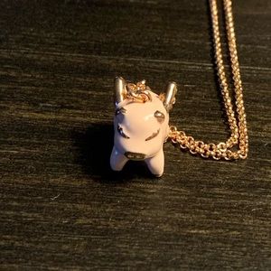 KATE SPADE Imagination Flying Pig Necklace * Rose Gold Chain * EUC *